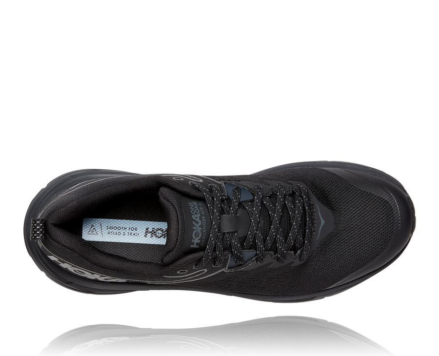 Trail Shoes Mens - Hoka One One Challenger ATR 6 - Black - SEYZXKI-96